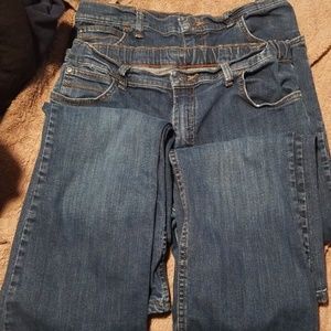 2 pair boys Jean's size 16 Husky